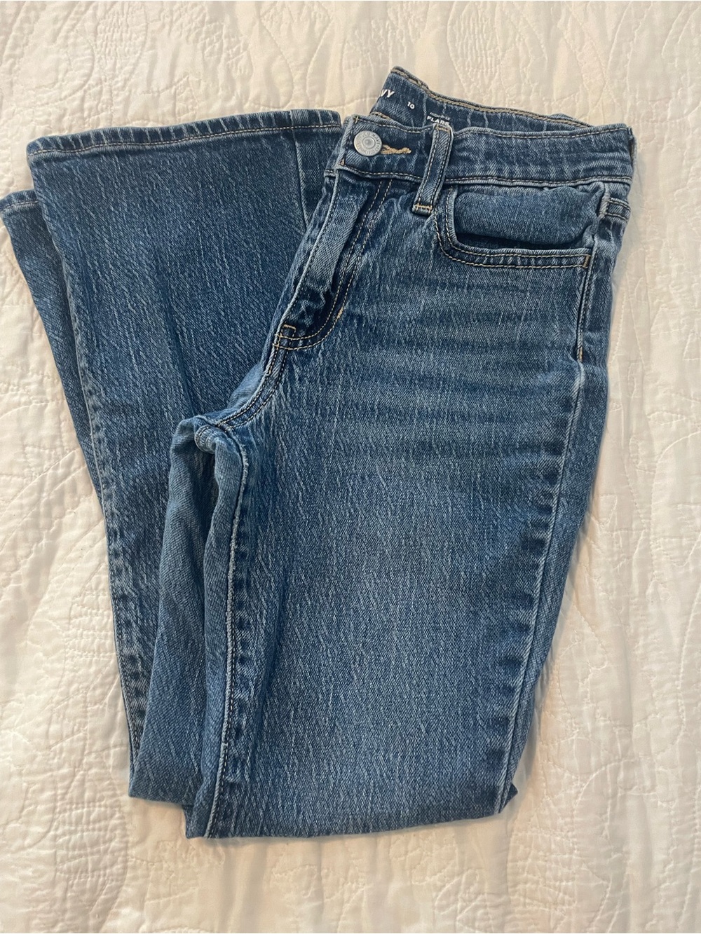 Girls Size 10 Old Navy High waisted Flare Jeans